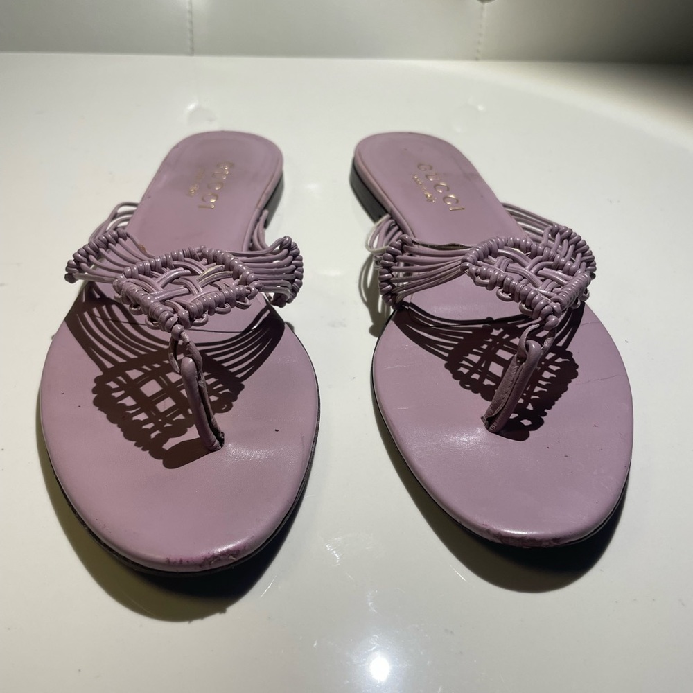 Gucci Women's Purple Sandals - Picture 7 of 13